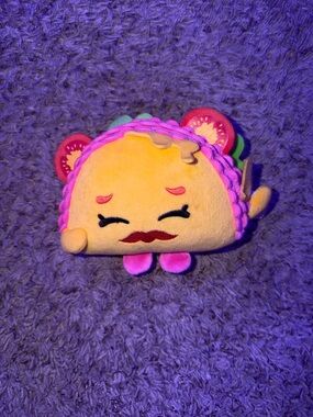 Shopkins Plush Taco Character - Yellow, Pink, Red